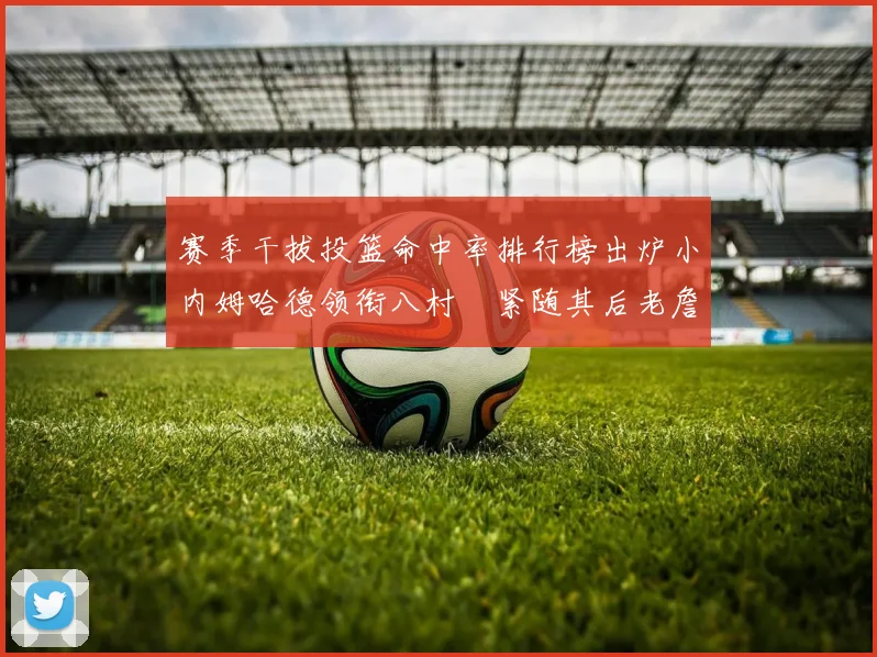 赛季干拔投篮命中率排行榜出炉小内姆哈德领衔八村塁紧随其后老詹稳居前列